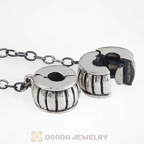 925 Sterling Silver Safety Chain fit European Style Bracelet