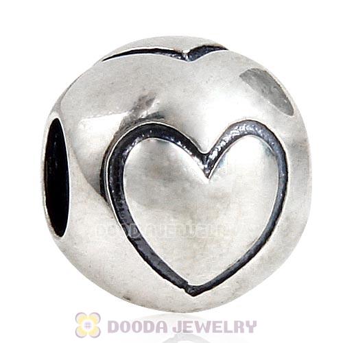 Antique Sterling Silver True Love Charm Beads European Style