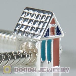 925 Sterling Silver European Style Bead Enamel House