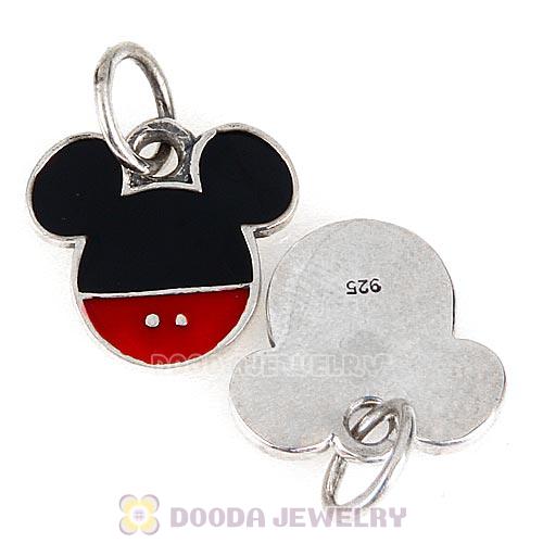 European style Sterling Silver Dangle Mickey Icon Charm