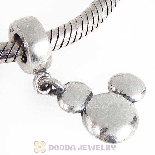 European style Sterling Silver Dangle Mickey Icon Charm
