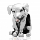 Dog Keep Home Charm 925 Sterling Silver Light Peach Australian Crystal Initial