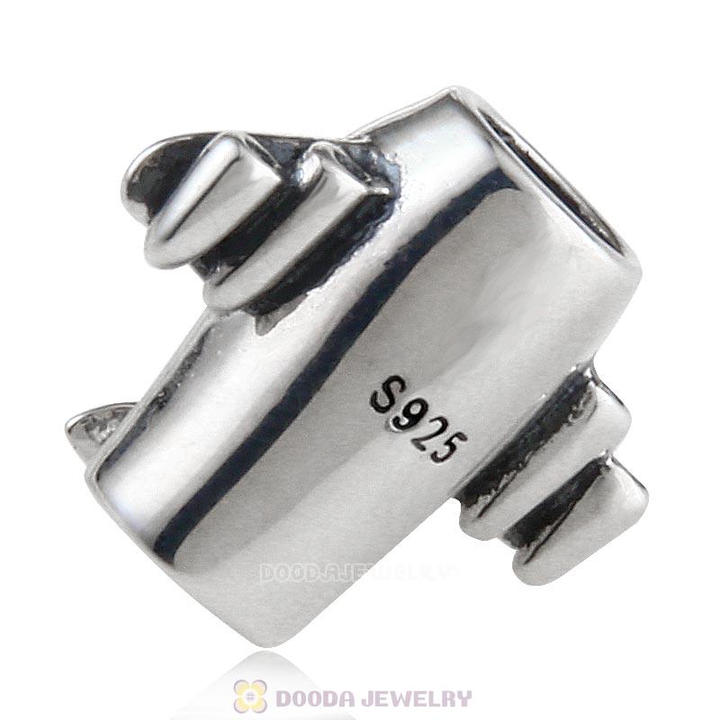 Passenger Flights Charm Bead 925 Sterling Silver