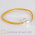 19cm Single Slippy Yellow Leather European Style Bracelet