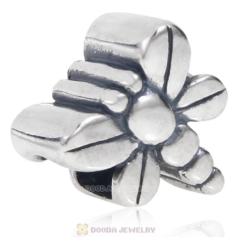 925 Sterling Silver Insects Dragonfly Charm Bead