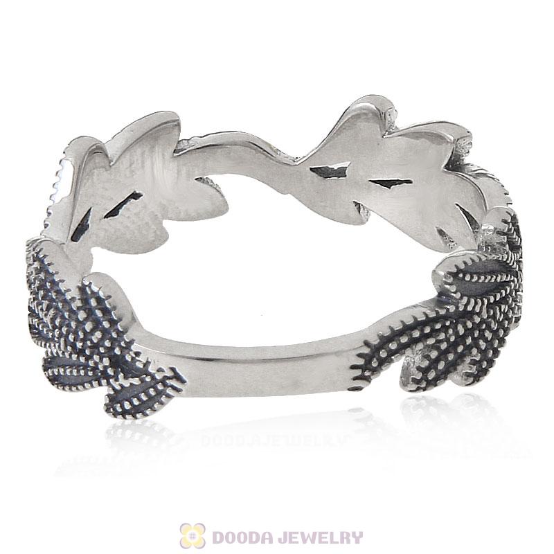 European 925 Sterling Silver Cactus Ring Wholesale
