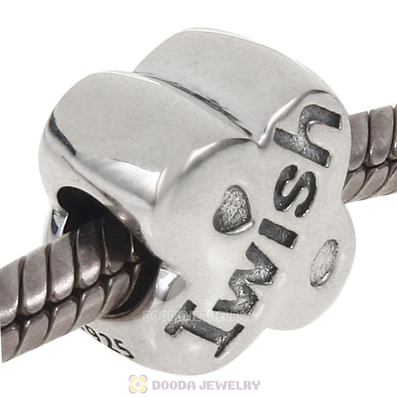 925 Sterling Silver I Wish Lucky Charm Bead