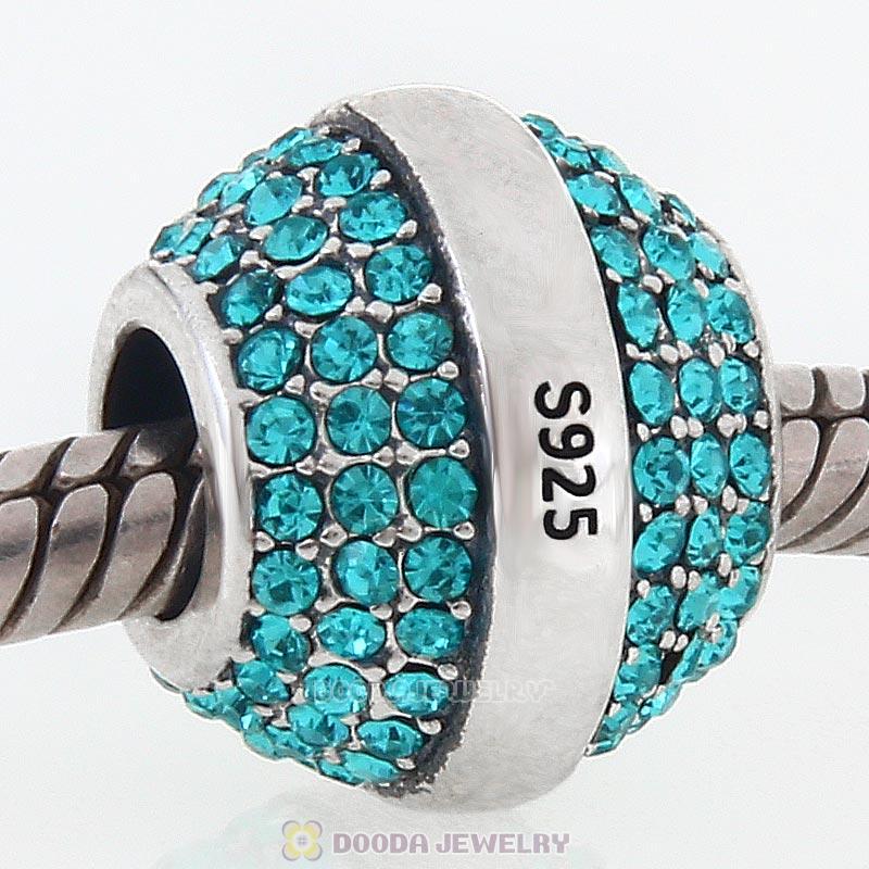 925 Sterling Silver December Birthstone Round Bead