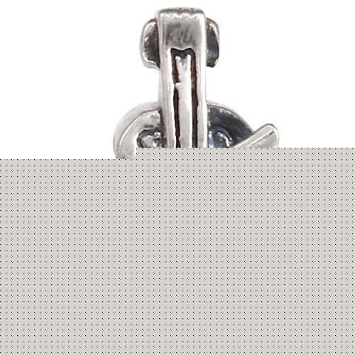 Solid Sterling Silver European Style violin Beads and Charms