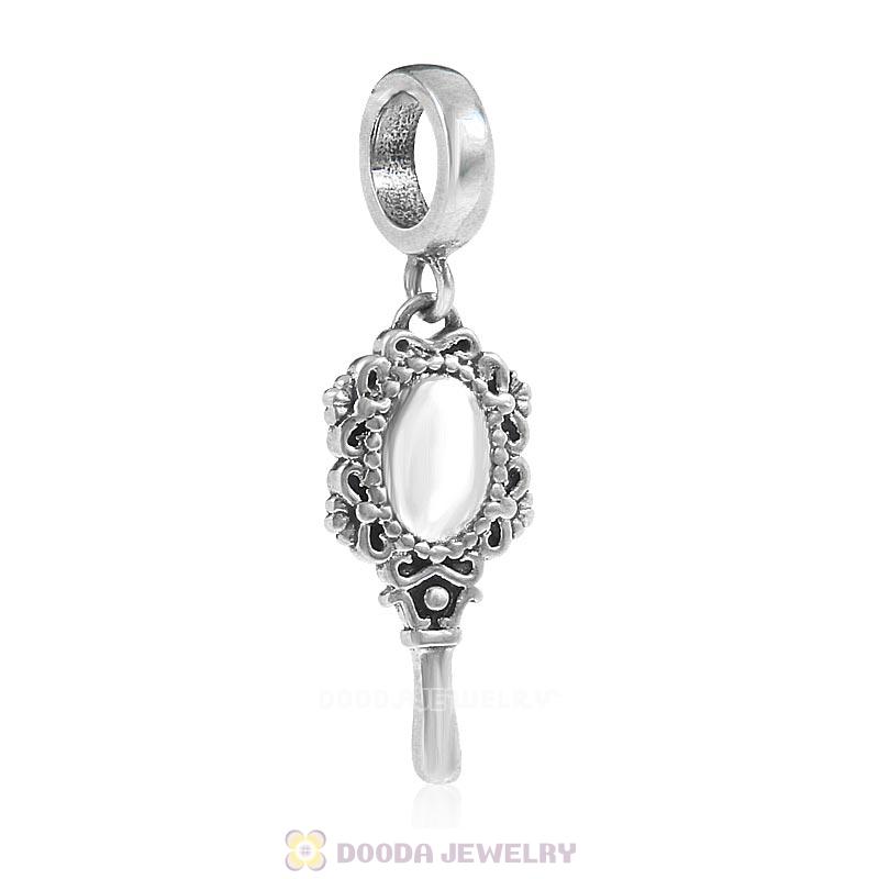 925 Sterling Silver Magic Mirror Charm Pendant