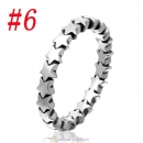 925 Sterling Silver Star Trail Ring