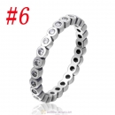 925 Sterling Silver Alluring Petite Brilliant Ring with Clear CZ