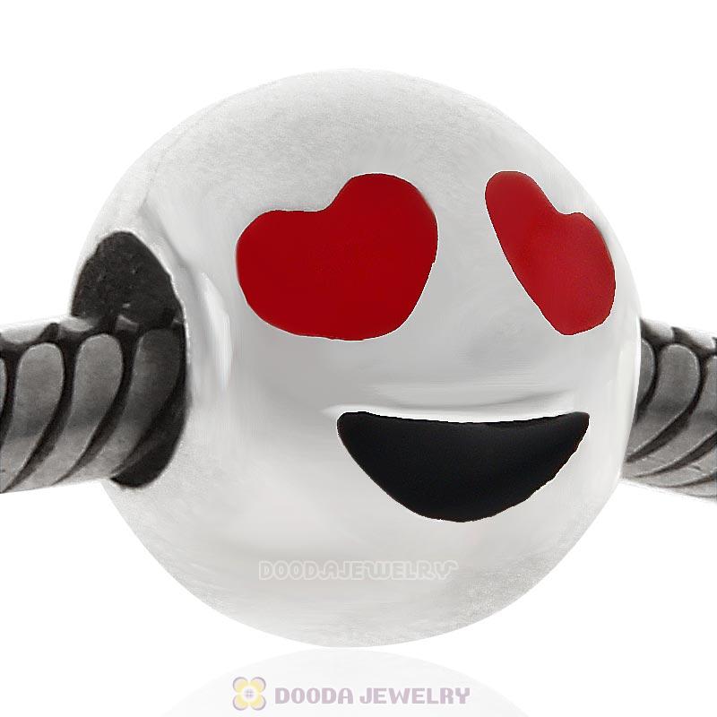 925 Sterling Silver QQ Anthomaniac Emoji Face Beads