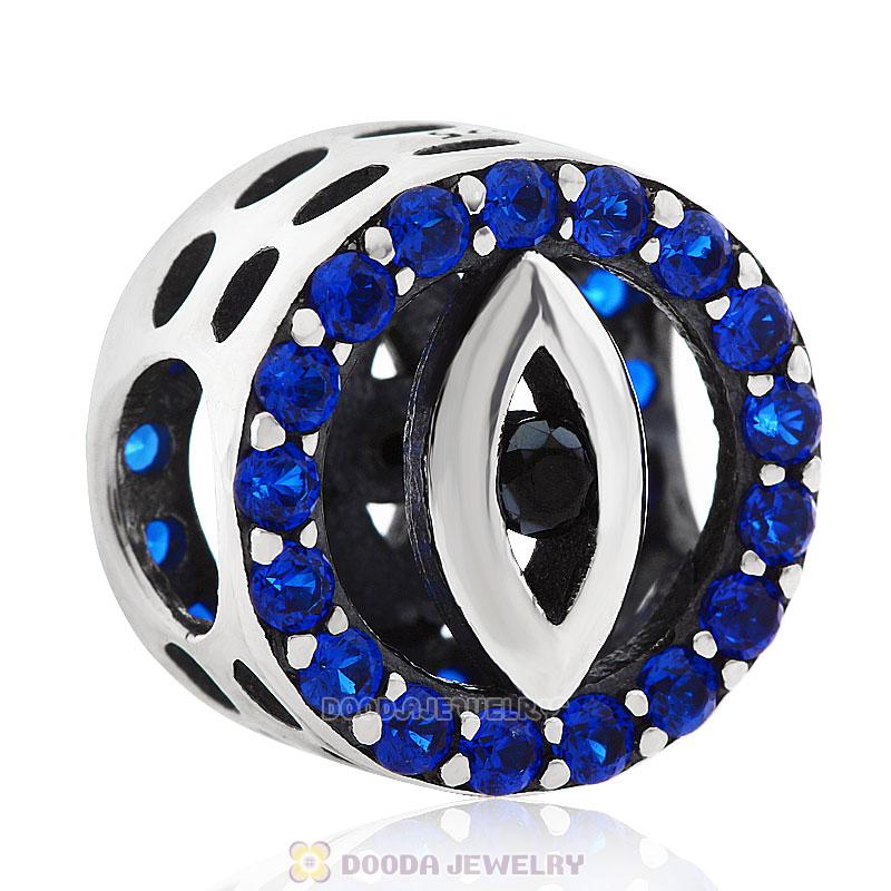 Blue Evil Eye Charm Bead