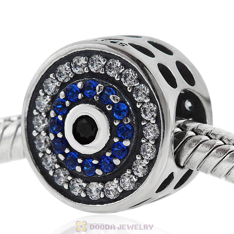 Blue Watchful Eye Charm Bead
