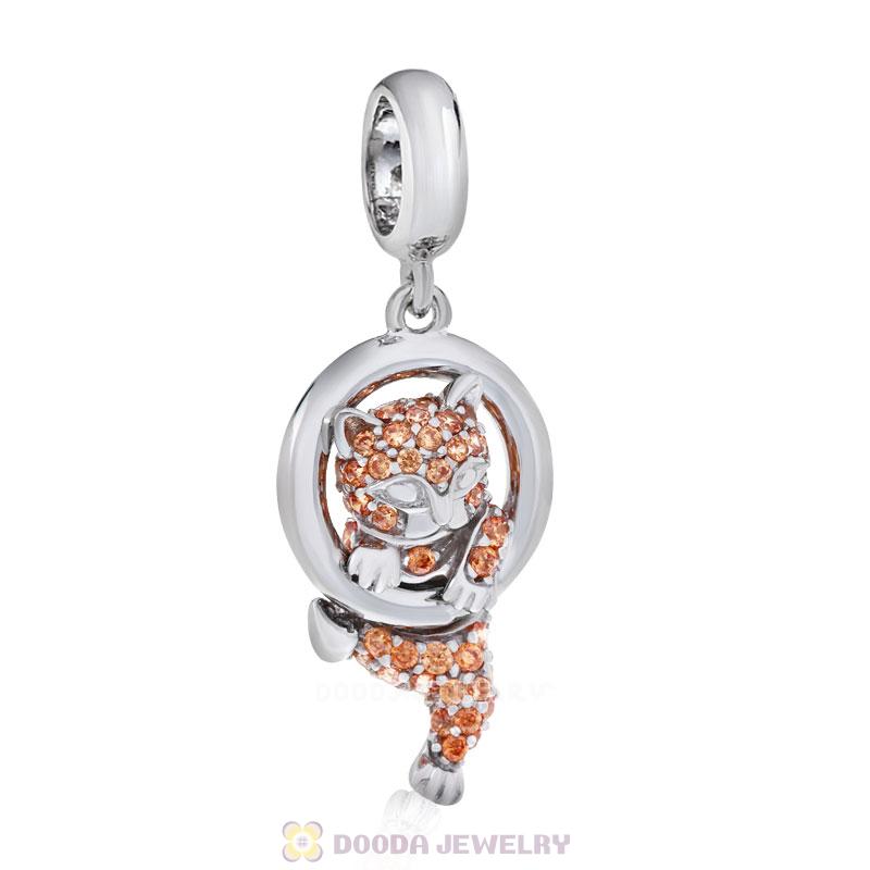 Zicron Forest Fox Charm Pendant