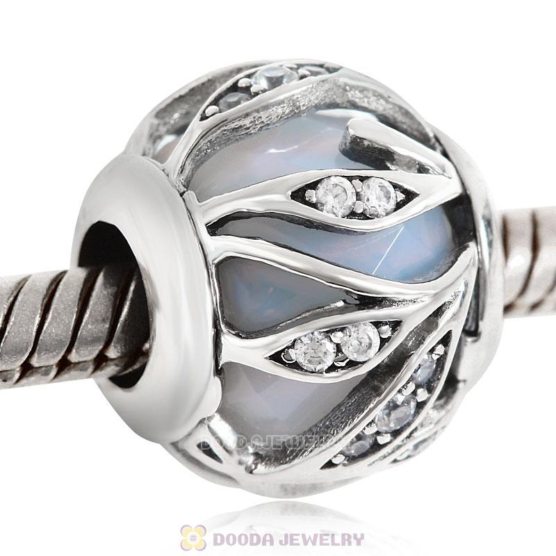 White Nature's Radiance Charm Clear CZ