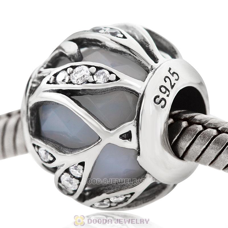 White Nature's Radiance Charm Clear CZ