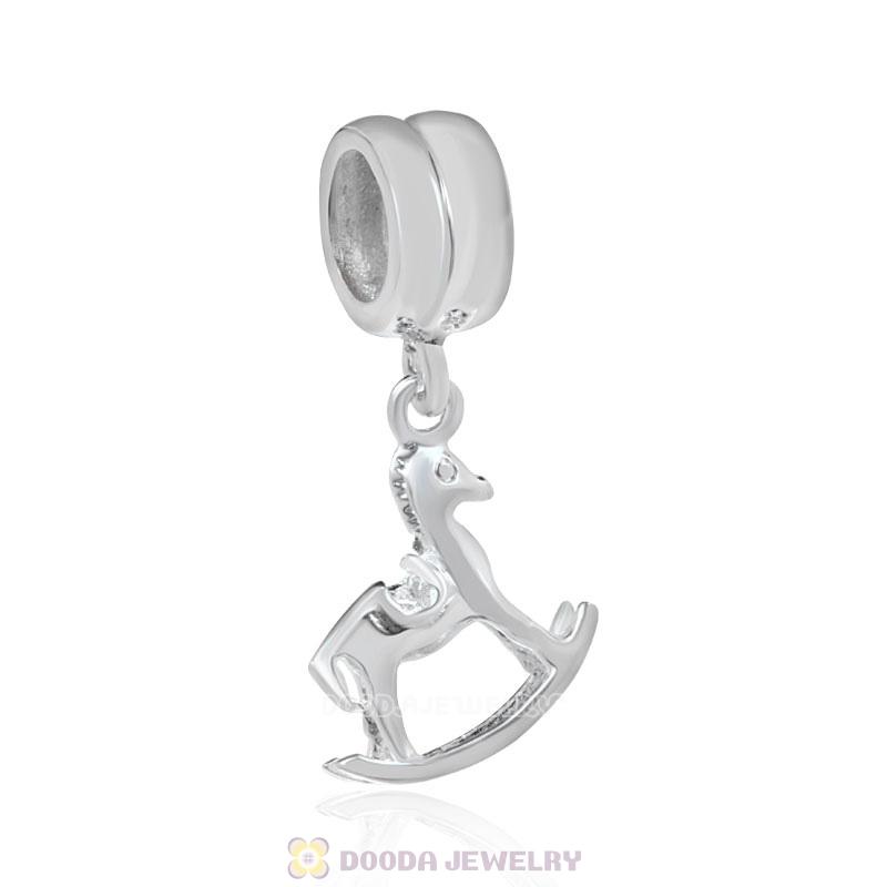 Solid Sterling Silver Jewelry Charms dangle cockhorse