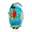 Handmade European Baby Turtle Glass Beads In 925 Silver Core Wholesale