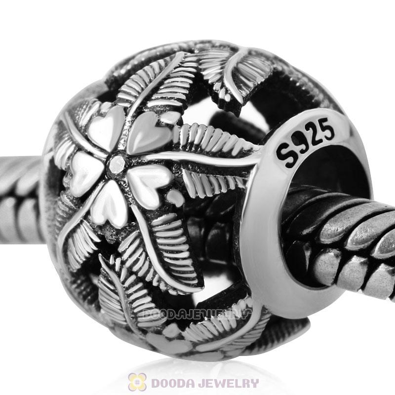 Starfish Charm Antique 925 Sterling Silver