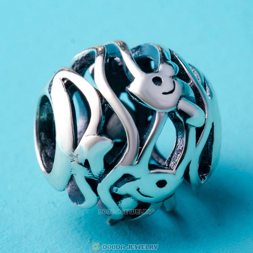 Ocean Fish Charm 925 Sterling Silver