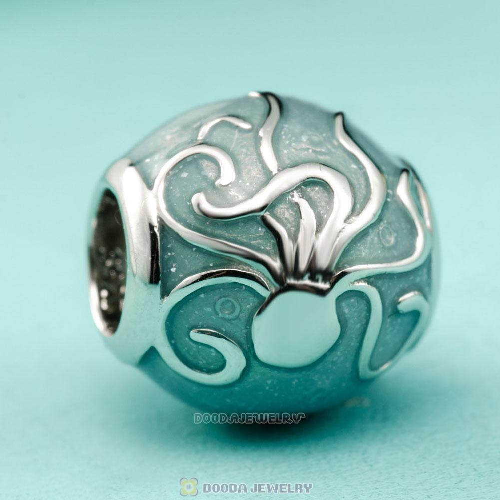 Ocean Octopus Charm 925 Sterling Silver