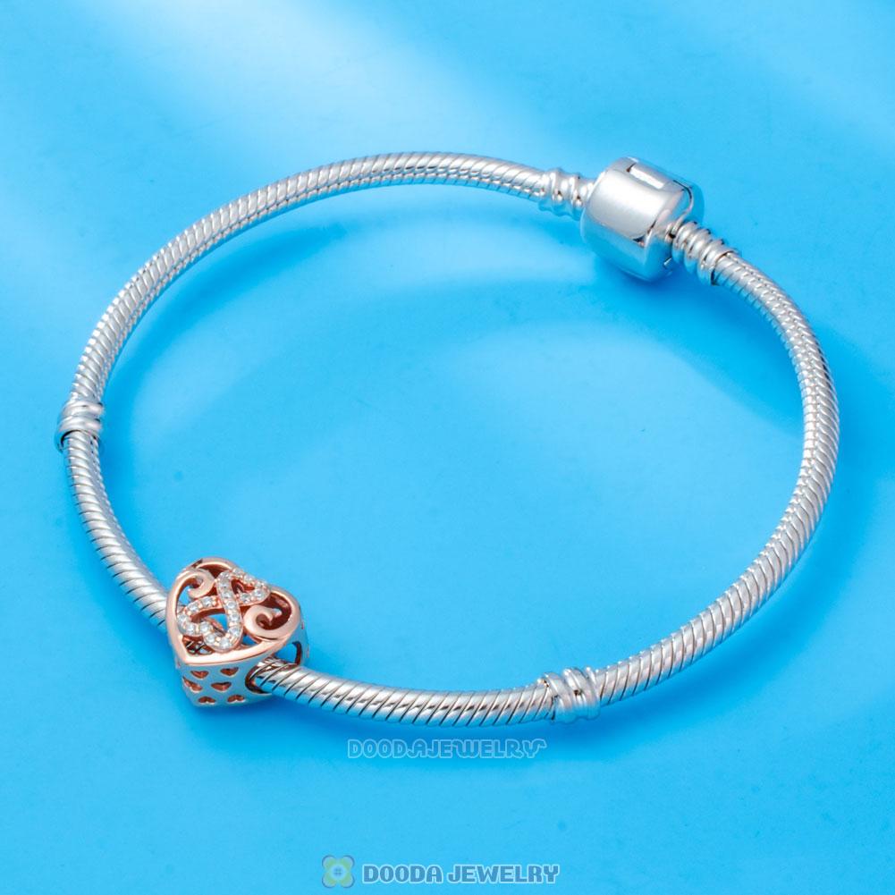 Rose Gold Love and Romance Charm