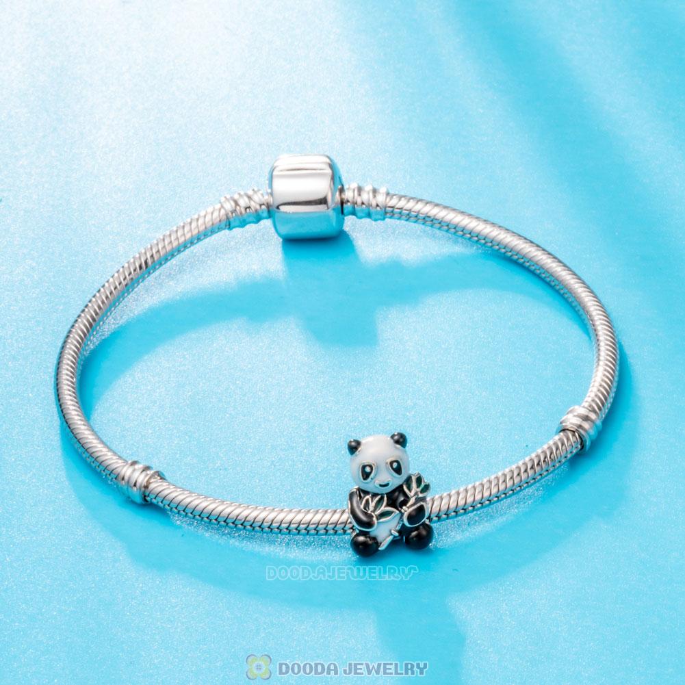 Panda Bear with Mix Enamel Charms