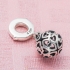 Harmonious Hearts Hanging Charm in 925 Sterling Silver