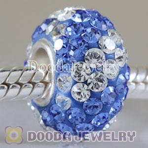 Fashion Jewelry Silver Charms with 90 pcs crystal rhinestones