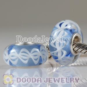 Environmental Material European Murano Glass Rope Beads with 925 Stamped