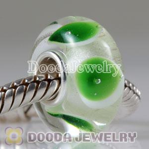 Environmental Material European Murano Glass Beads with 925 Stamped