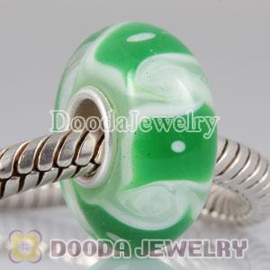 Environmental Murano Italian charms Style Glass Beads with 925 Stamped