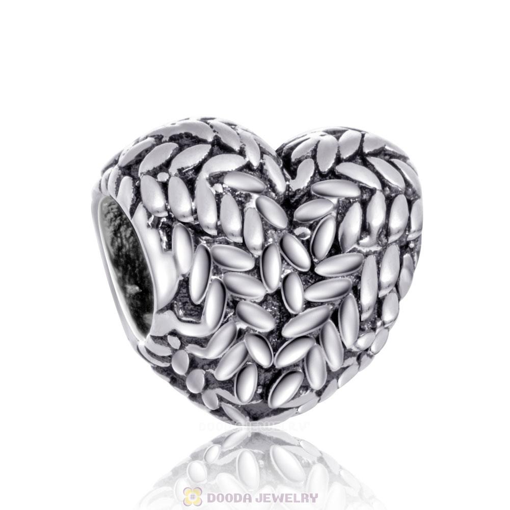 Antique 925 Sterling Silver Icon of Nature Charm