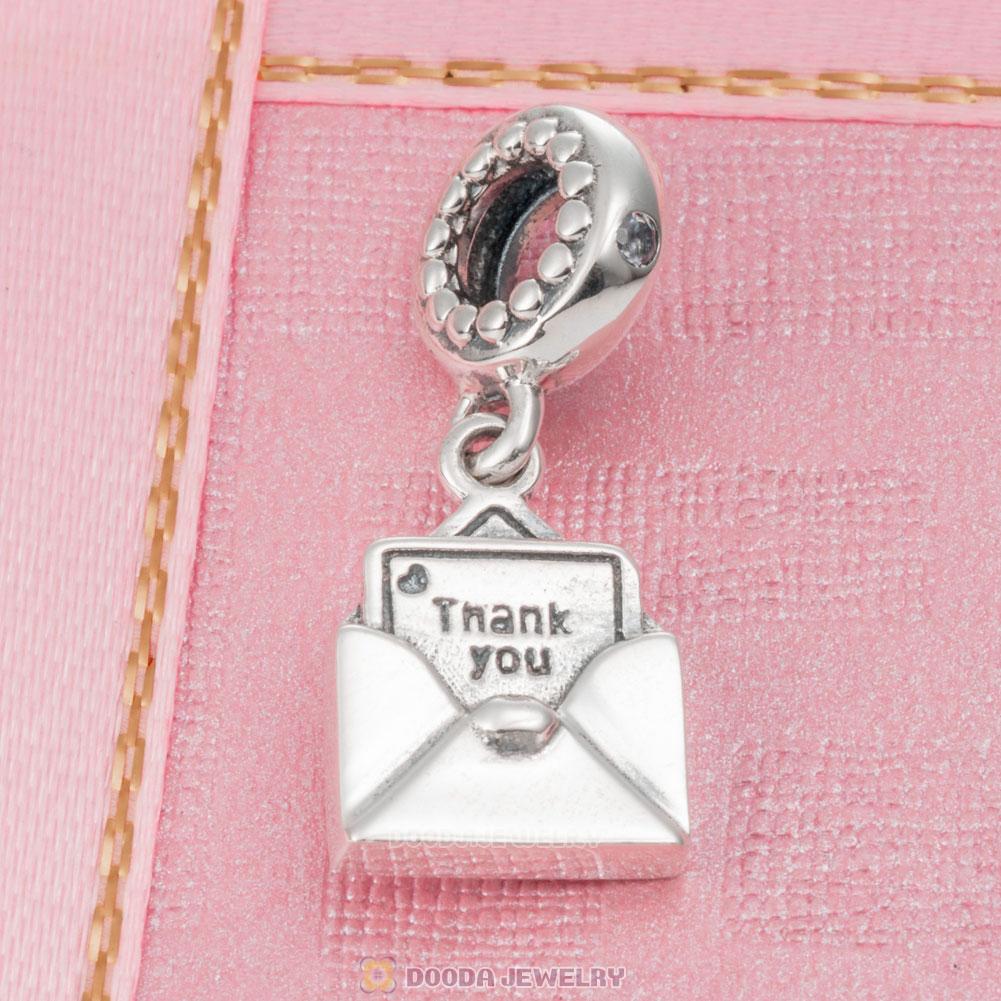 Thank You Envelope Dangle Charm