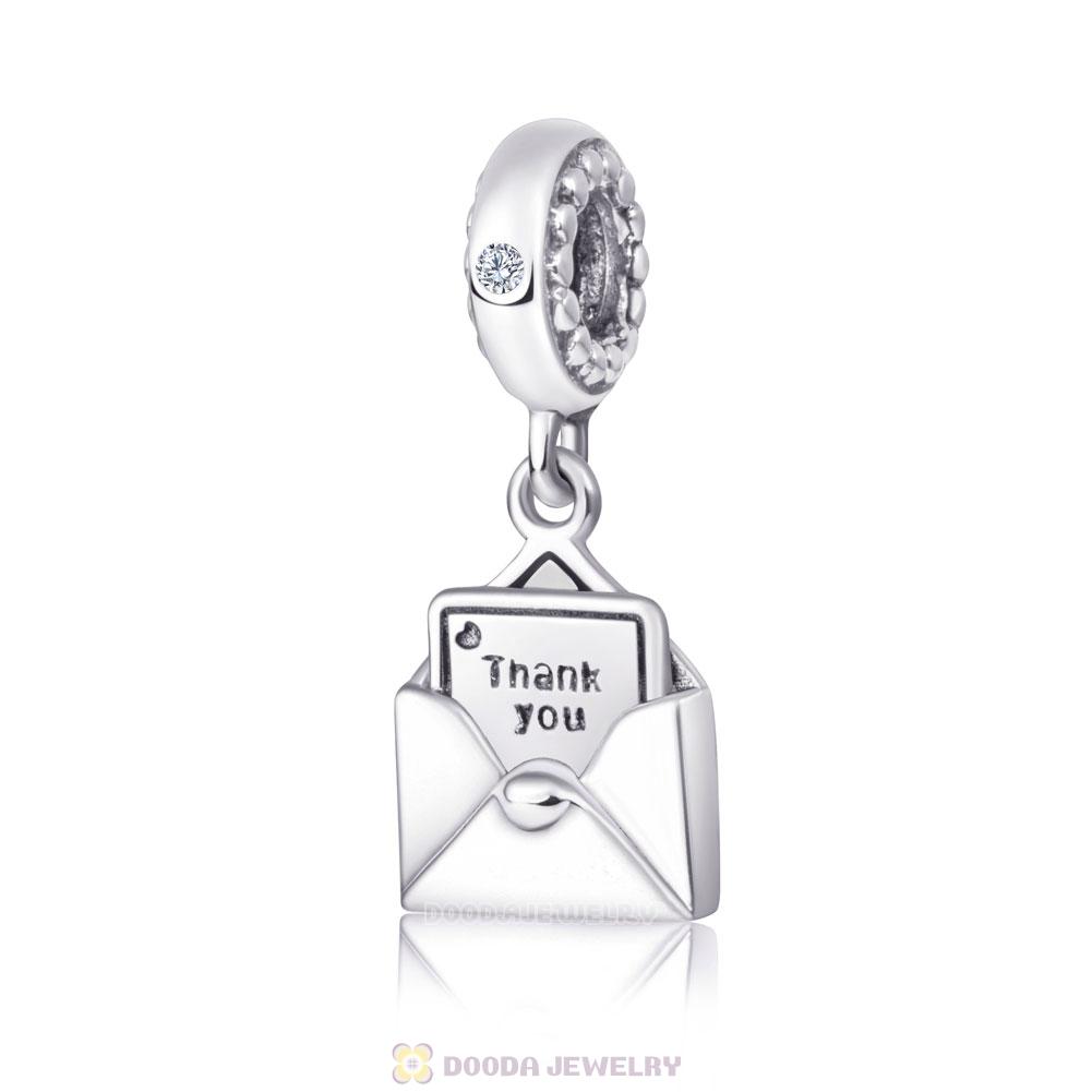 Thank You Envelope Dangle Charm