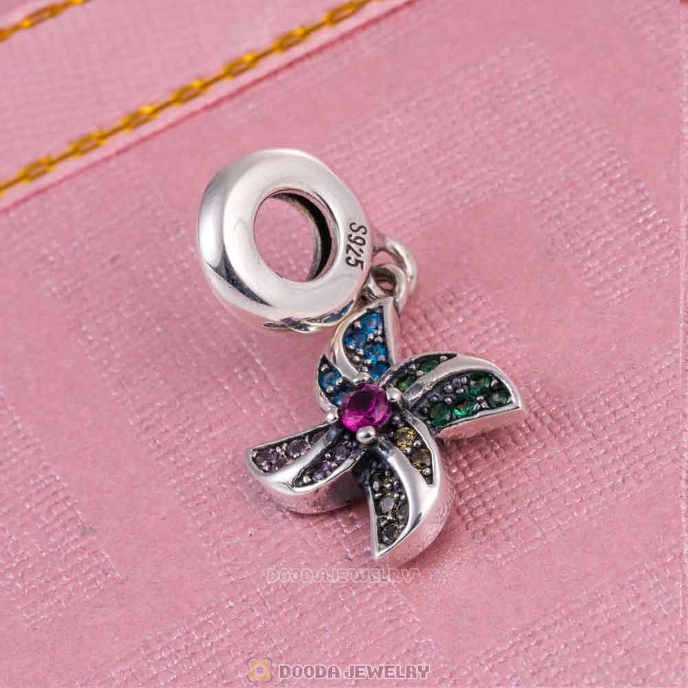 Colorful Windmill Charm Pendant