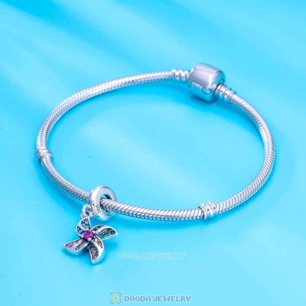 Colorful Windmill Charm Pendant