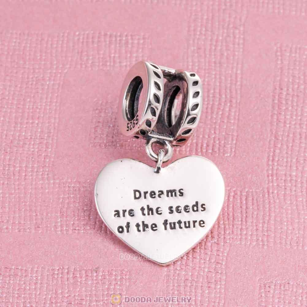 Silver Shine Seeds of the Future Pendant Charm