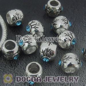 Wholesale European style silver plated beads and charms