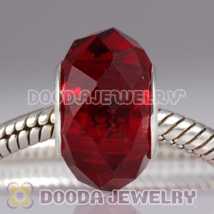 4.5mm alloy hole European style crystal glass beads