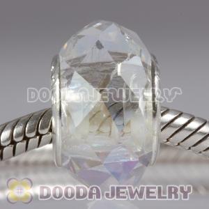 4.5mm alloy hole European style crystal glass beads