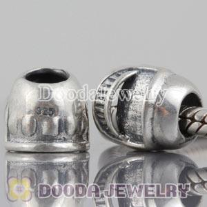 European Style Antique Crash Helmet Charm Beads