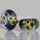 Environmental Murano Bart Simpson Glass Beads with 925 sterling silver single core