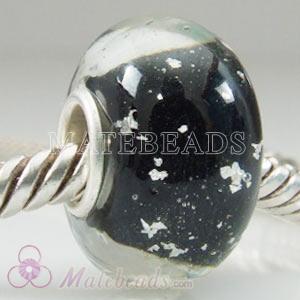 European foil glass beads fit Largehole Jewelry beads