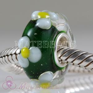 Environmental Lampwork glass beads fit European, Largehole Jewelry, Lovecharmlinks Bracelets