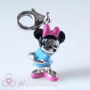 Sterling silver Tscharm Jewelry minnie Mouse Disney charms