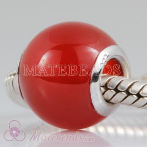 Largehole Jewelry red carnelian beads
