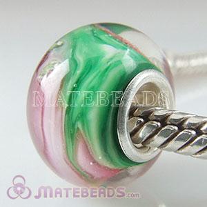 European style Lampwork glass beads italy for European Largehole Jewelry Italian charms bighole Jewelry